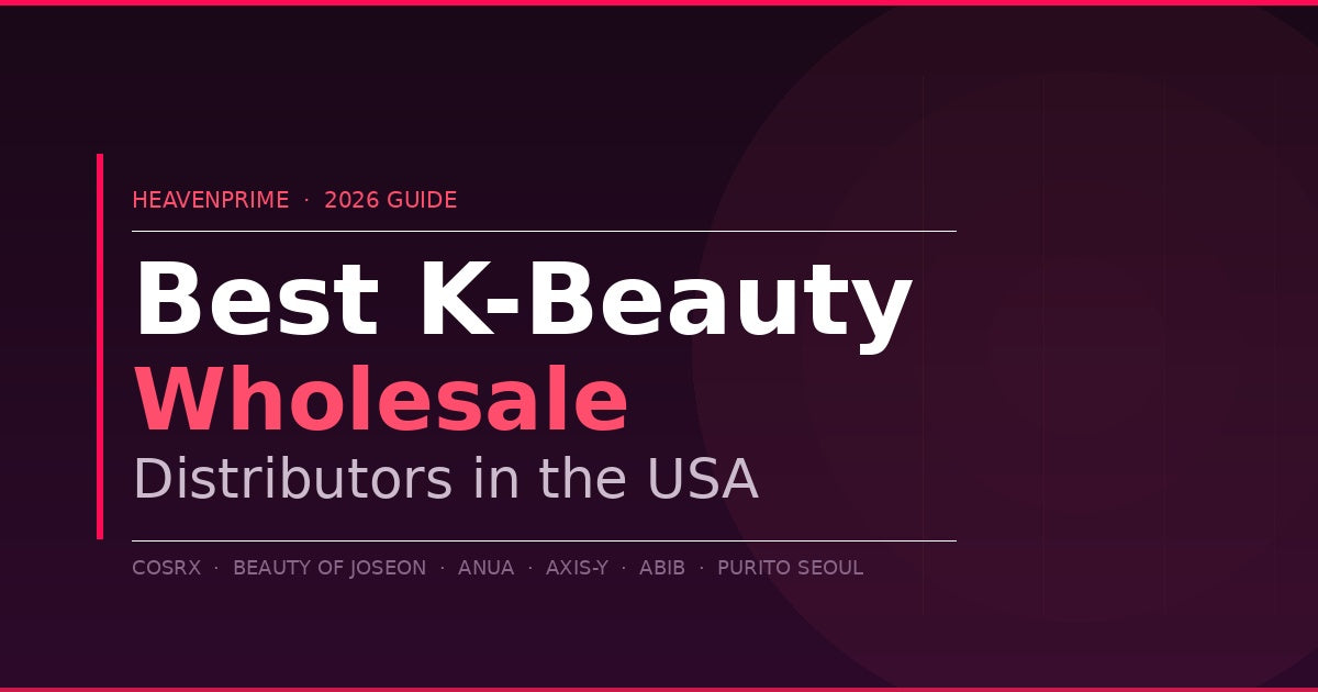 K-Beauty wholesale distributors USA 2026