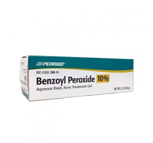 Benzoyl Peroxide Acne Treatment Gel 2.1 oz Perrigo 10%