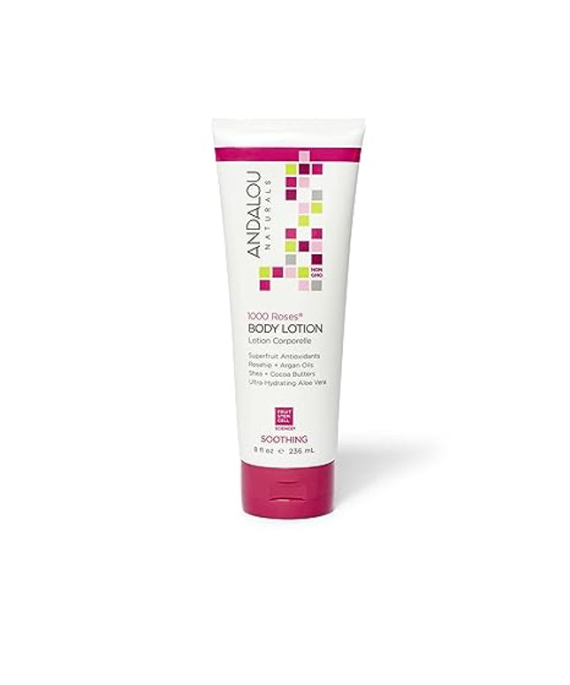Andalou Naturals 1000 Roses Soothing Body Lotion 8 Fl Oz