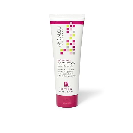 Andalou Naturals 1000 Roses Soothing Body Lotion 8 Fl Oz