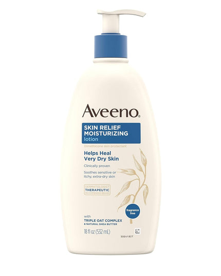 Aveeno Skin Relief Fragrance-Free Moisturizing Lotion 18 fl oz
