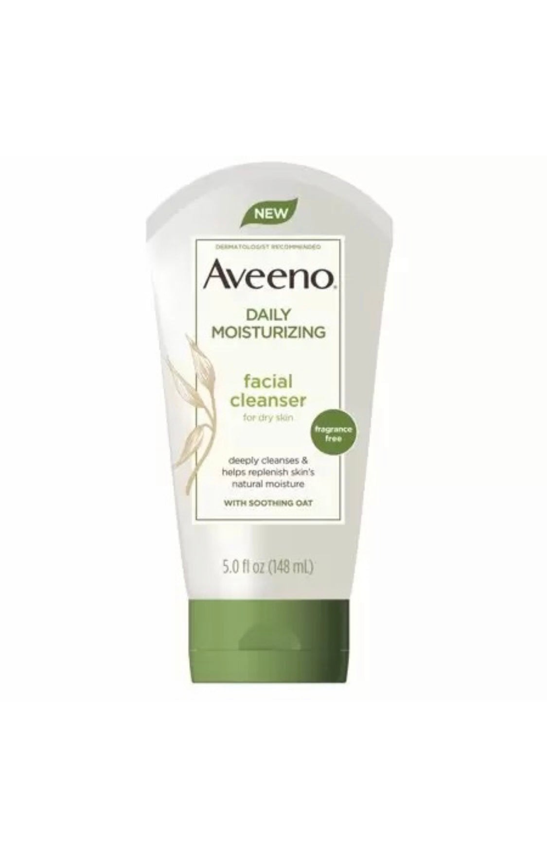 AVEENO MOISTURIZING FACE CLEANSER 5 OZ