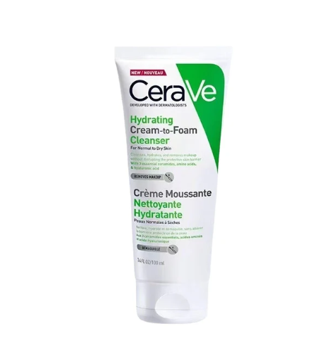 Cerave Hydrating cream to foam cleanser 100ml