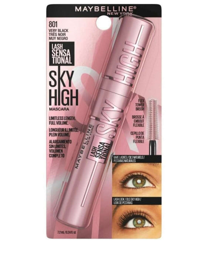 MAYBELLINE LS SKY HIGH WASH VERY BLACK 801