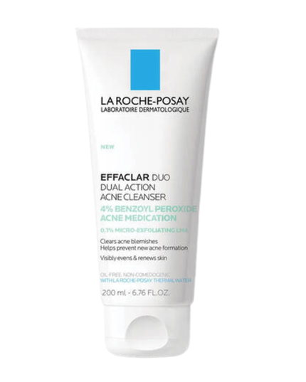 La Roche-Posay Effaclar Dual Acne Cleanser acne care face wash tube