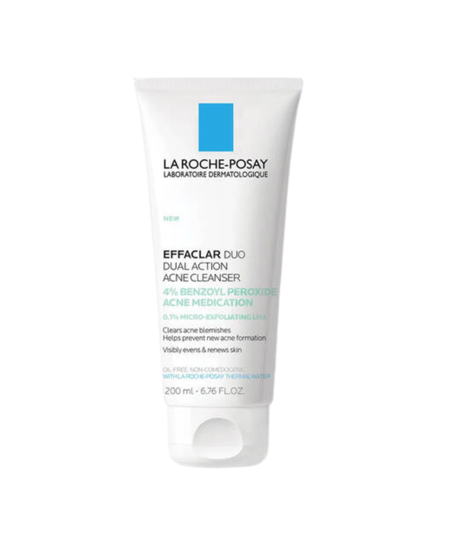 La Roche-Posay Effaclar Dual Acne Cleanser acne care face wash tube