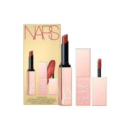 Nars Afterglow Lipstick & Mini Liquid Blush Duo