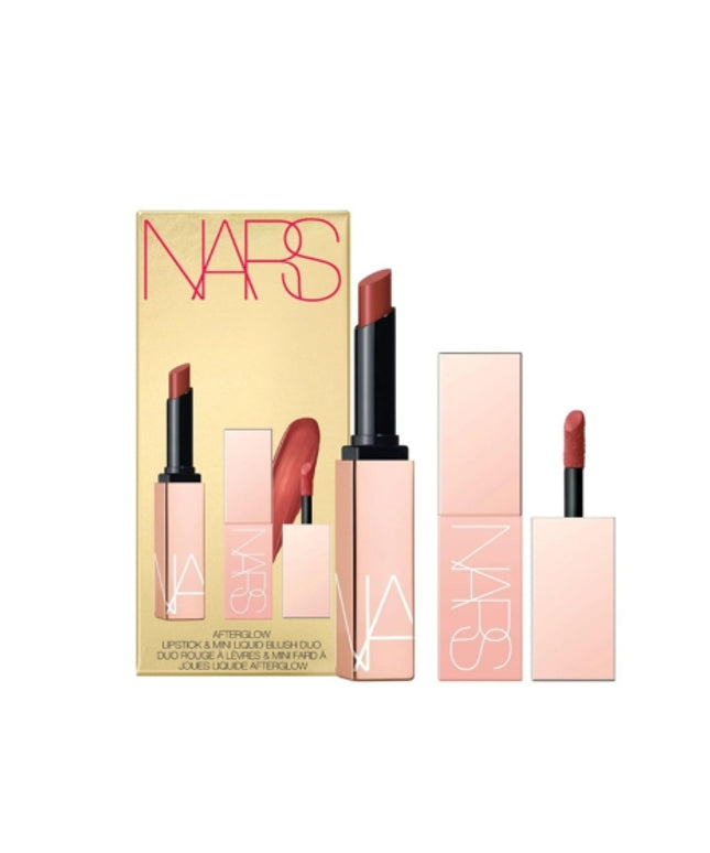 Nars Afterglow Lipstick & Mini Liquid Blush Duo