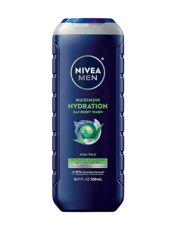 Nivea Men Hydration Body Wash bulk stock for retailers from HeavenPrime wholesale supplier