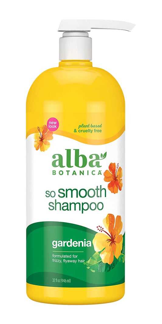 Wholesale 32 OZ Alba Botanica Smooth Shampoo, Gardenia