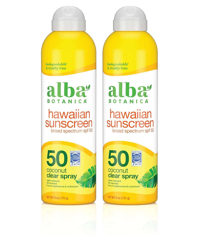 Wholesale pack of 2 Alba Botanica Sunscreen  SPF 50, 6 fl. oz.