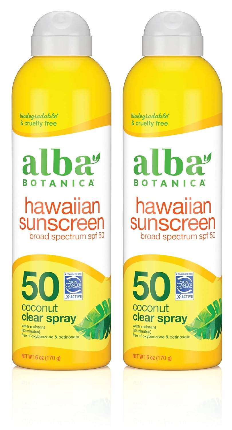 Wholesale pack of 2 Alba Botanica Sunscreen  SPF 50, 6 fl. oz.