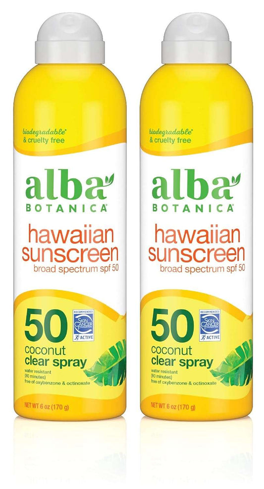 Wholesale pack of 2 Alba Botanica Sunscreen  SPF 50, 6 fl. oz.