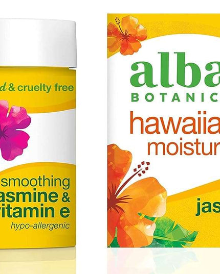 Wholesale Pack of 2 Alba Botanica Hawaiian Moisture Cream, Soothing Jasmine & Vitamin E 3 oz