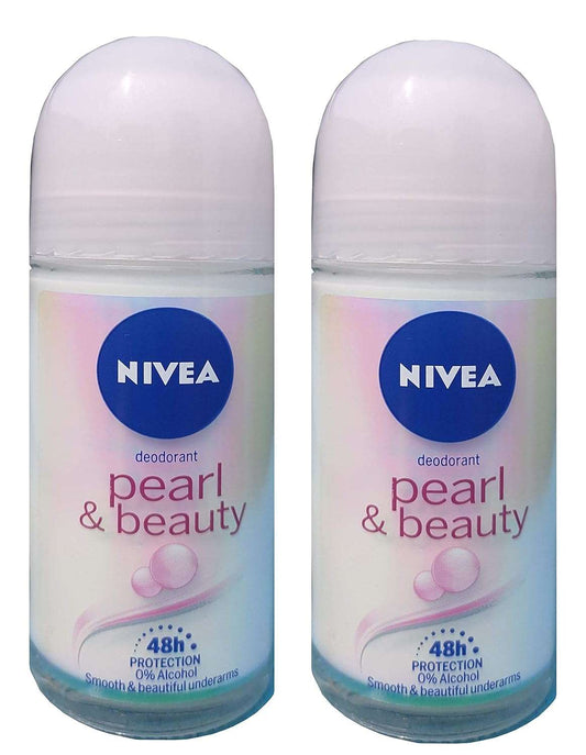 Wholesale Nivea Pearl Beauty Roll On pack of 2 , 50 ML